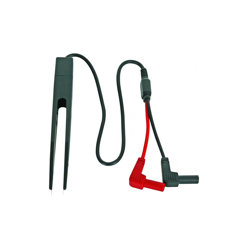 Pensetă de măsură 24V 1A cu izolație 0,4m roșu-negru | Electronic-mag.ro | Componente Electronice