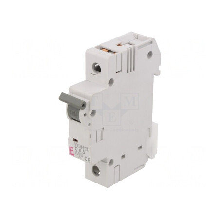 Întrerupător Supracurent 0.5A 230/400V 1P 6kA | Electronic-mag.ro | Componente Electronice