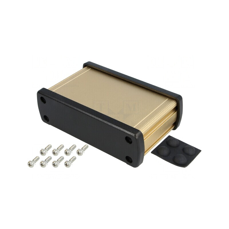 Carcasă Universală Aluminiu Aurit 113.7x69x35.2 mm | Electronic-mag.ro | Componente Electronice Carcasă Universală Aluminiu Aurit 113.7x69x35.2 mm | Electronic-mag.ro | Componente Electronice