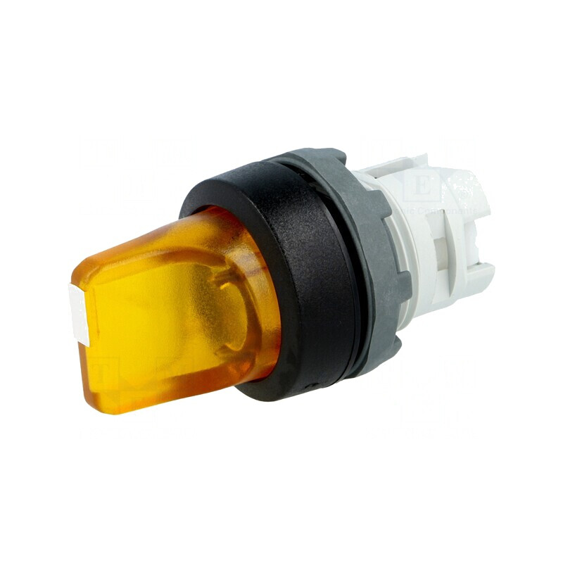 Comutator rotativ 22mm galben MLB-1 IP66 3 poziții | Electronic-mag.ro | Componente Electronice