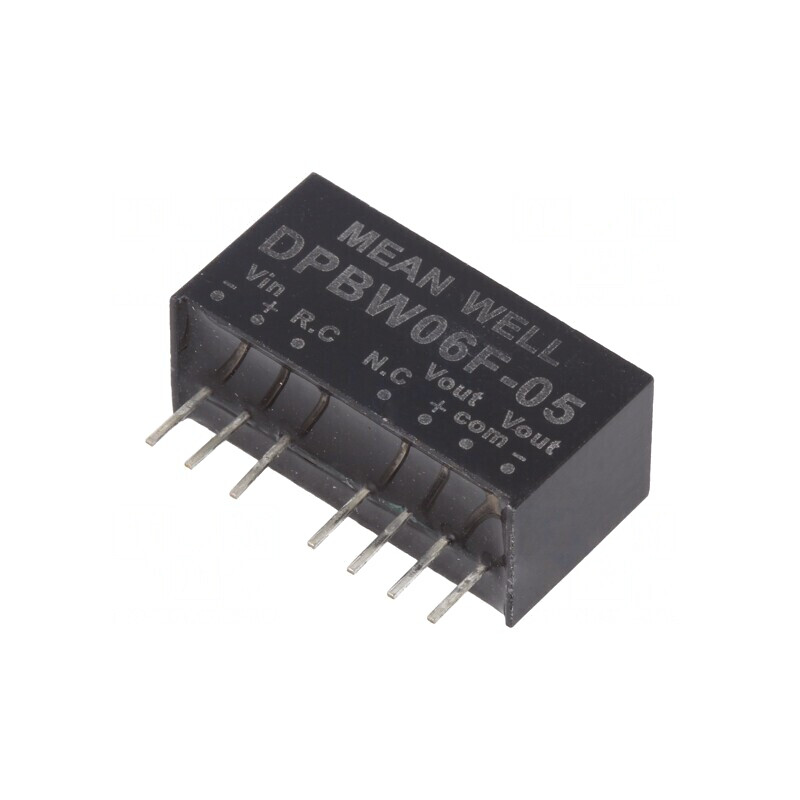 Convertor DC/DC 6W 9-36V la 5V/ -5V SIP8 | Electronic-mag.ro | Componente Electronice
