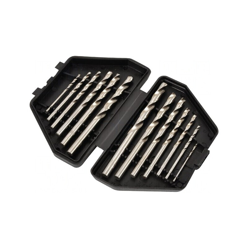 Set Burghie Metal HSS în Cutie Plastic | Electronic-mag.ro | Componente Electronice