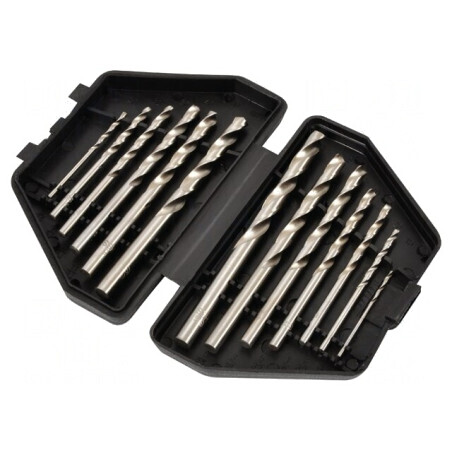 Set Burghie Metal HSS în Cutie Plastic | Electronic-mag.ro | Componente Electronice