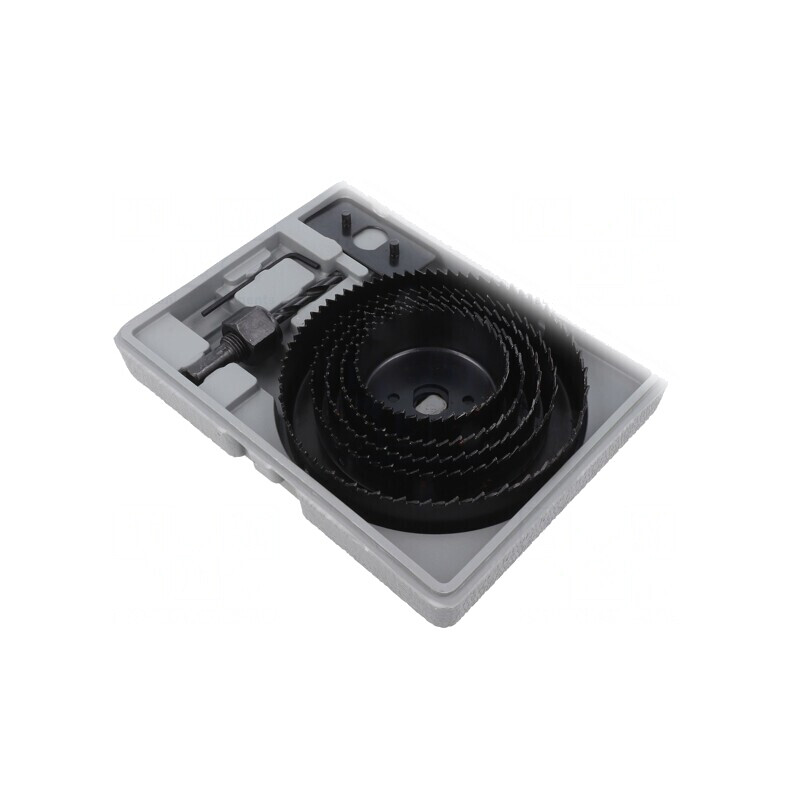 Set Carote Găurit 8 Bucăți 64mm-127mm | Electronic-mag.ro | Componente Electronice