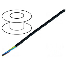 Cablu electric negru 3G1.5mm2 FEP Cu litat ÖLFLEX HEAT 205 MC | Electronic-mag.ro | Componente Electronice