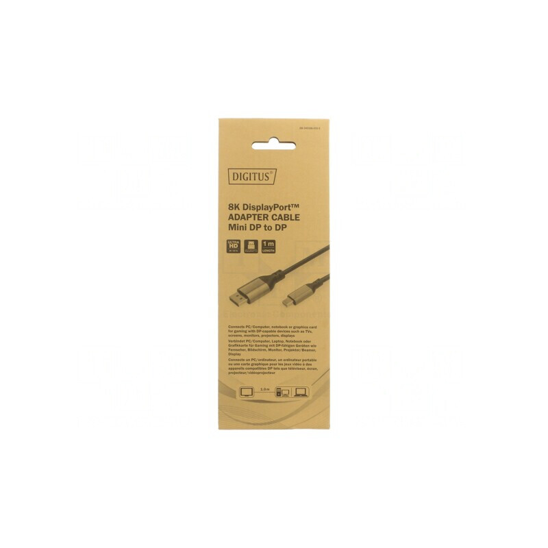 Cablu DisplayPort 1.2 1m Negru Aluminiu | Electronic-mag.ro | Componente Electronice