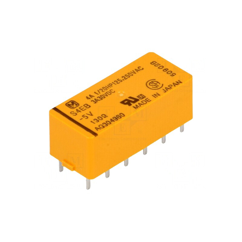 Releu electromagnetic 4PST 5VDC 4A S4EB-5V | Electronic-mag.ro | Componente Electronice