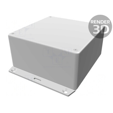 Carcasă universală 120x120x60mm ABS neagră | Electronic-mag.ro | Componente Electronice