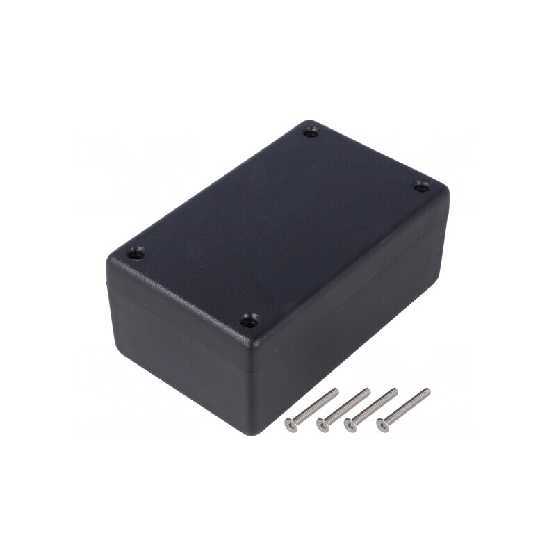 Carcasă universală ABS neagră 66x105x45mm | Electronic-mag.ro | Componente Electronice