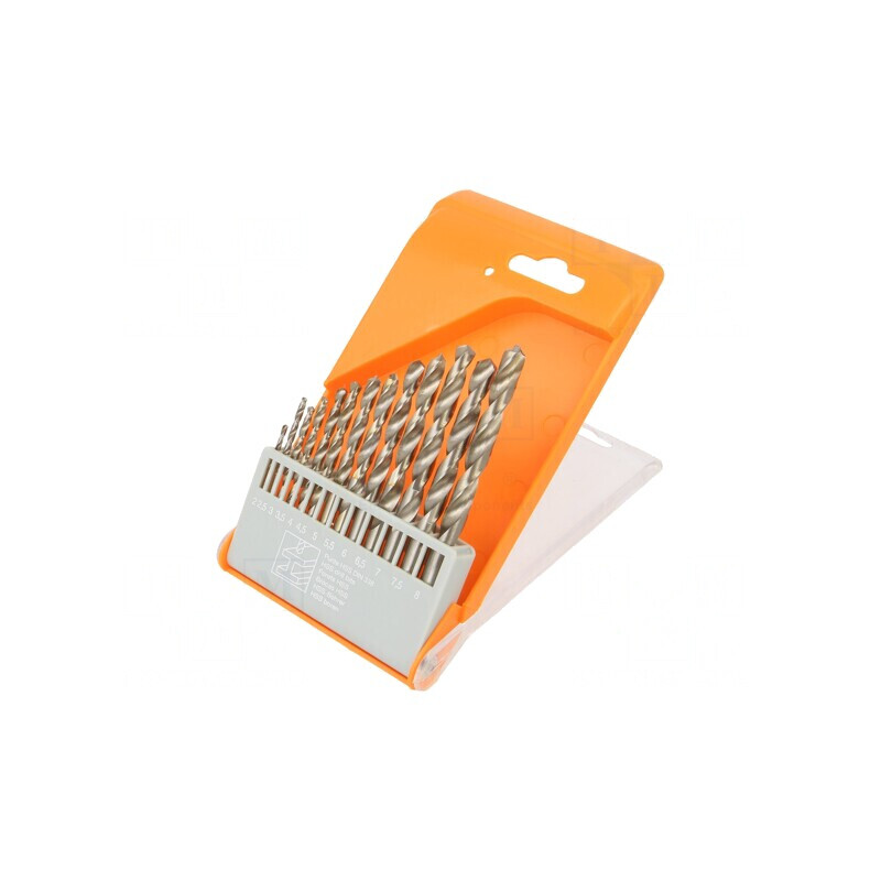 Set Burghie Metal Oțel Rapid HSS 13 Buc. | Electronic-mag.ro | Componente Electronice