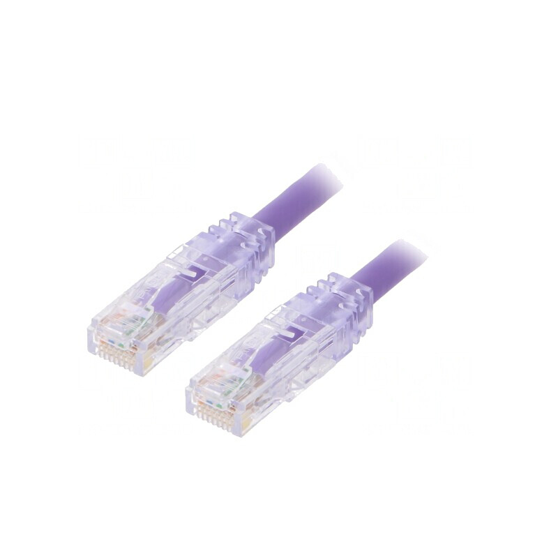 Patch Cord UTP Cat6 LSZH Violet 0.5m | Electronic-mag.ro | Componente Electronice