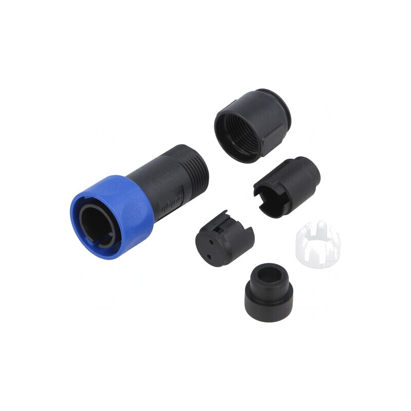 Conector Circular 2 PIN Fără Contacte pe Cablu | Electronic-mag.ro | Componente Electronice
