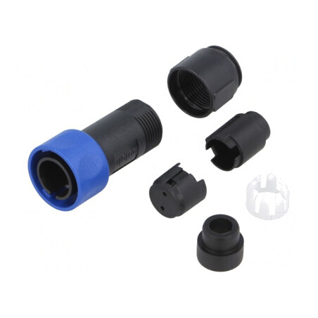 Conector Circular 2 PIN Fără Contacte pe Cablu | Electronic-mag.ro | Componente Electronice