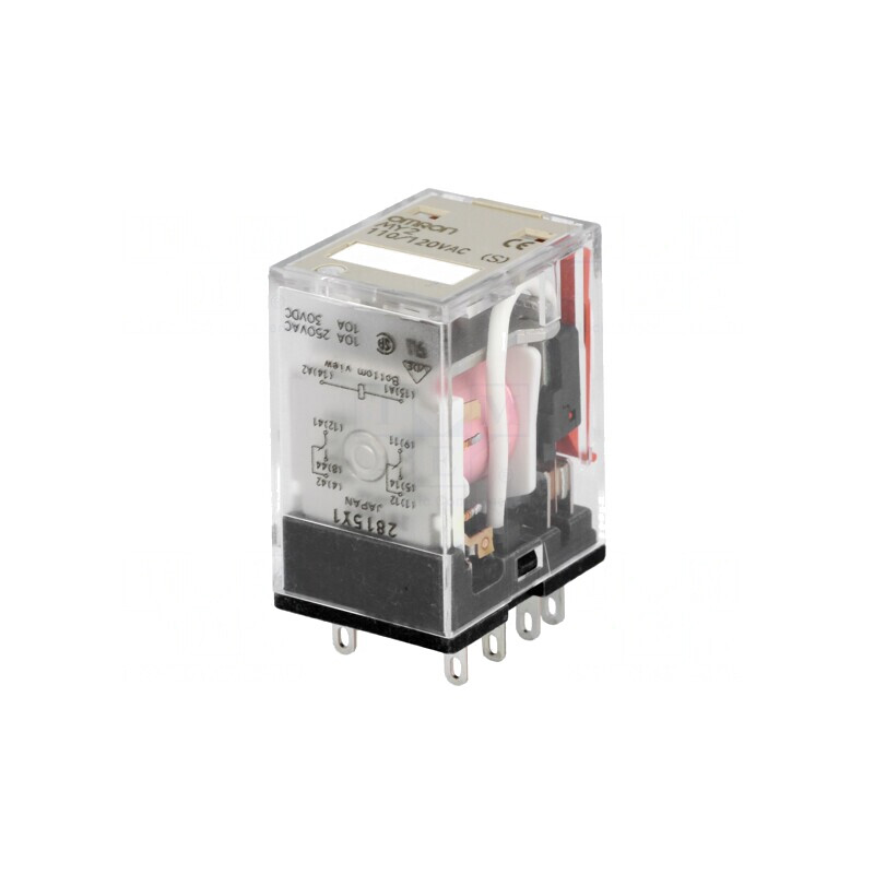 Releu Electromagnetic DPDT 120VAC 10A | Electronic-mag.ro | Componente Electronice