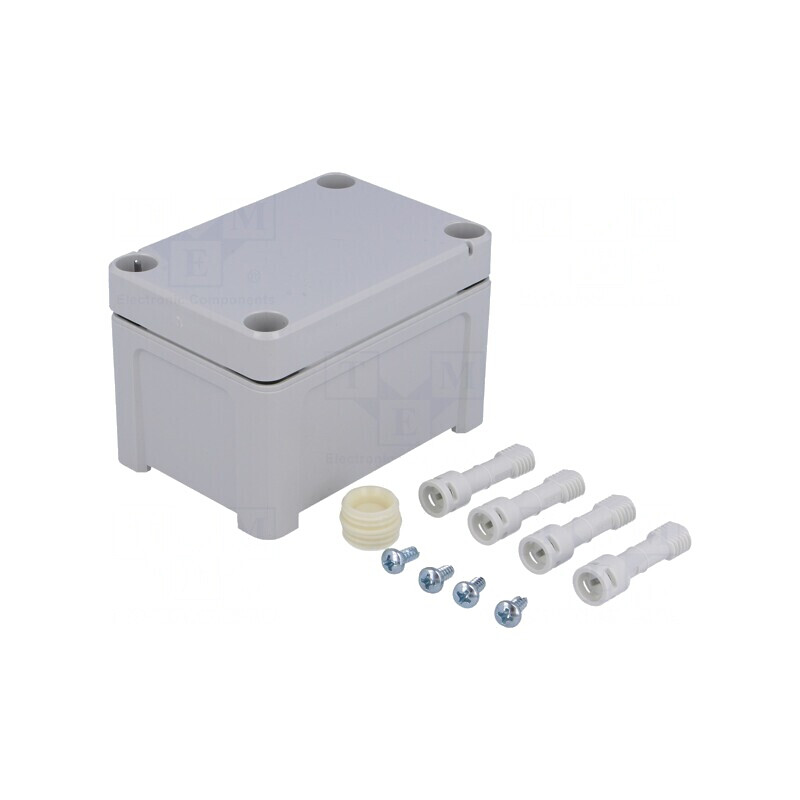 Carcasă universală TEMPO ABS gri IP65 65x95x60mm | Electronic-mag.ro | Componente Electronice