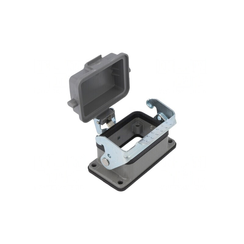 Carcasă pentru conectori HDC D6B cu clichet drept | Electronic-mag.ro | Componente Electronice