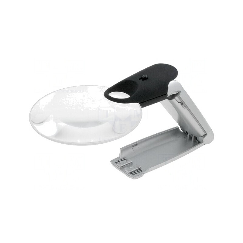Lupă de masă cu iluminare LED x2÷x4 Ø90mm | Electronic-mag.ro | Componente Electronice