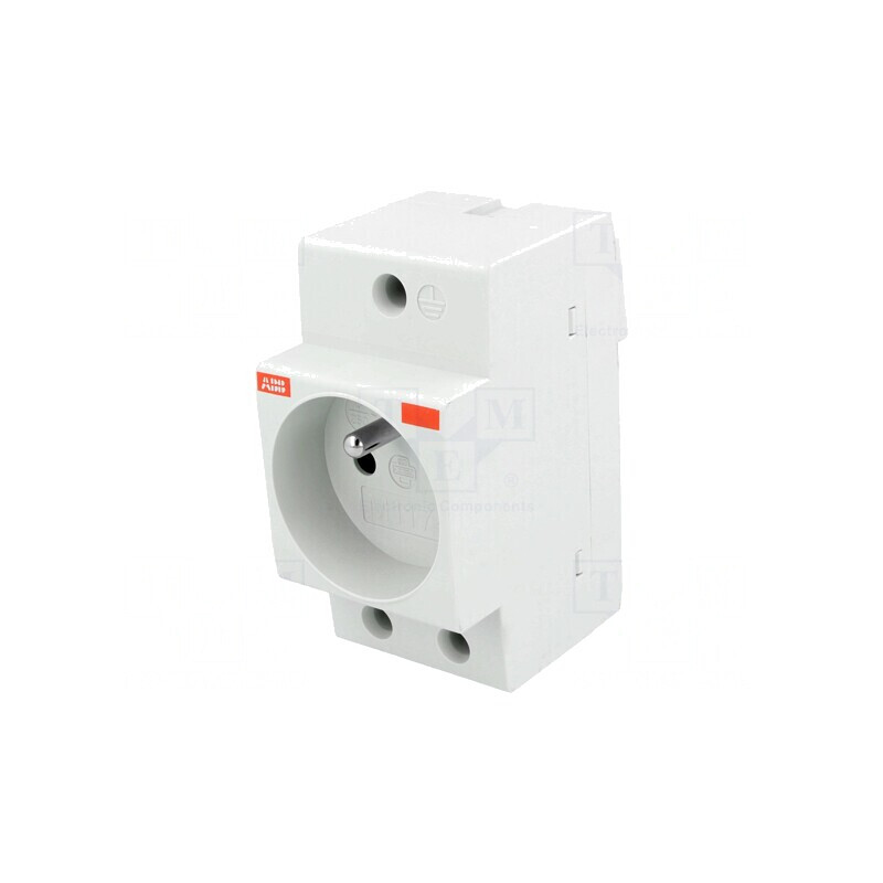 Soclu E 250VAC 16A pentru șină DIN | Electronic-mag.ro | Componente Electronice