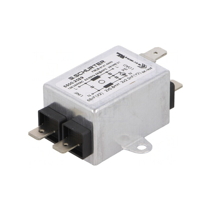 Filtru Anti-Interferențe 250VAC 68nF 2,2nF 800uH THT | Electronic-mag.ro | Componente Electronice