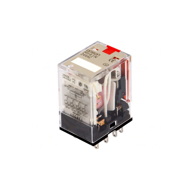 Releu Electromagnetic 4PDT 24VAC 5A | Electronic-mag.ro | Componente Electronice