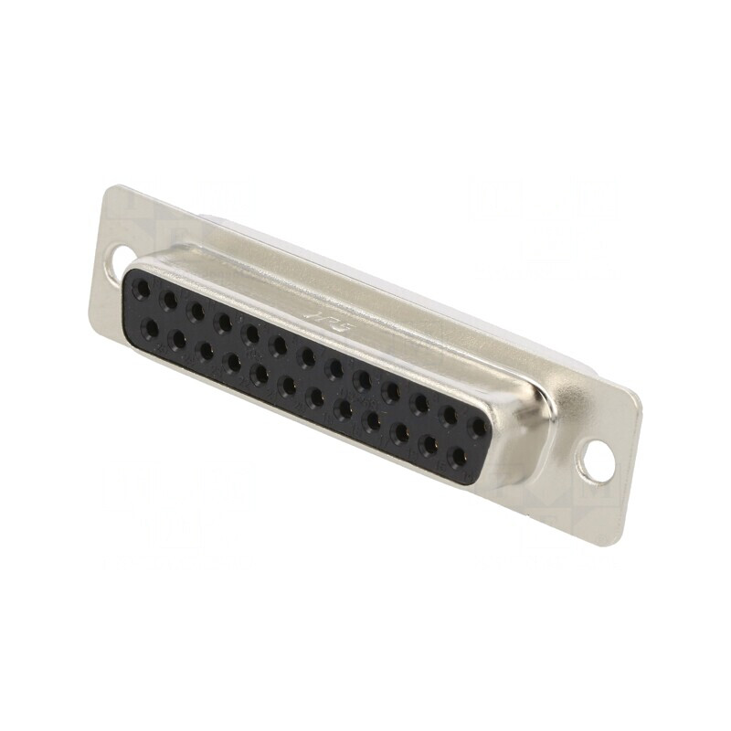 D-Sub 25 Pin Mufă Mamă Lipire Aurită | Electronic-mag.ro | Componente Electronice