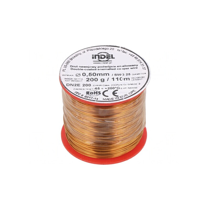 Sârmă emailată dublu 0,5mm 0,2kg Cu | Electronic-mag.ro | Componente Electronice Sârmă emailată dublu 0,5mm 0,2kg Cu | Electronic-mag.ro | Componente Electronice