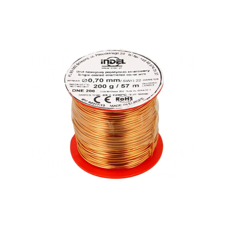 Sârmă Emailată 0.7mm 0.2kg Cu | Electronic-mag.ro | Componente Electronice