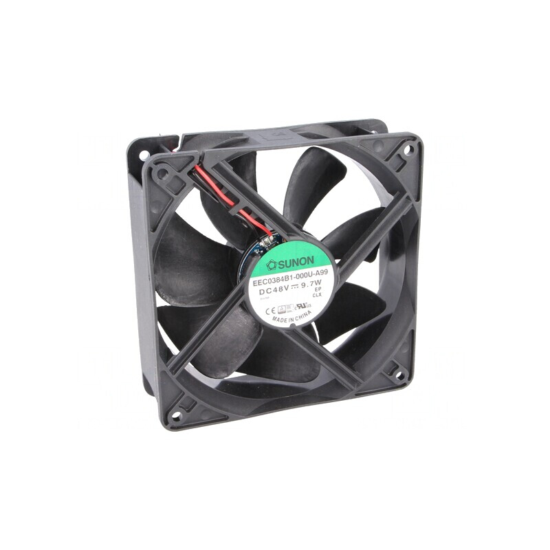 Ventilator axial DC 48V 120x120x38mm 234m3/h 48dBA | Electronic-mag.ro | Componente Electronice