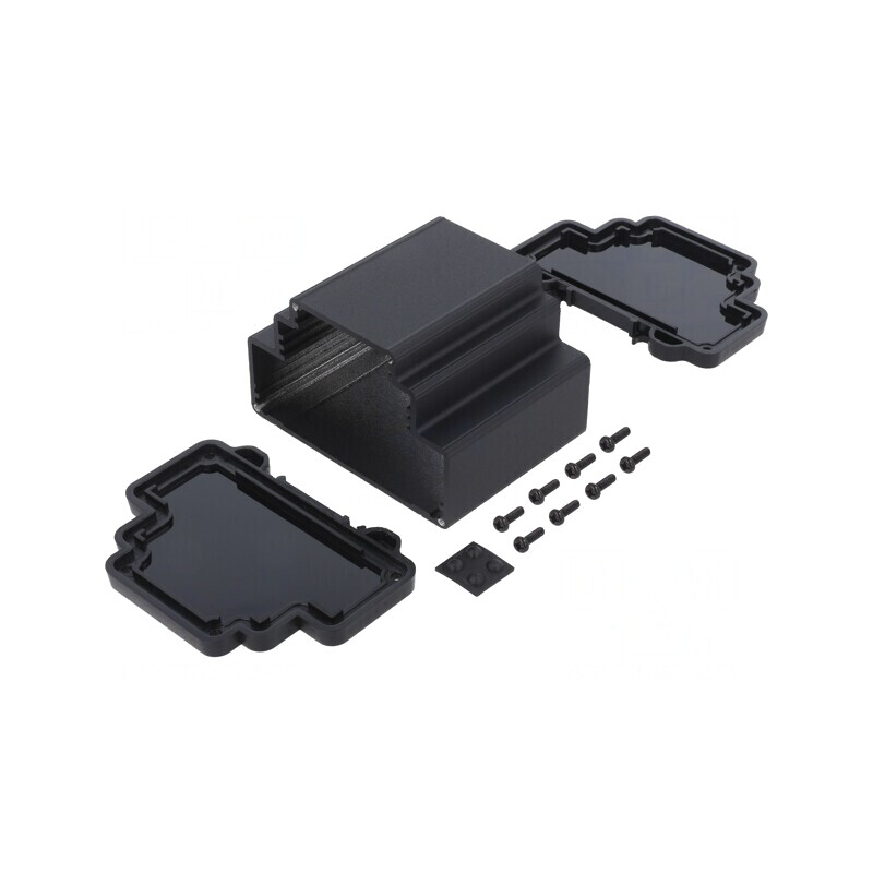 Carcasă Aluminiu pentru Șină DIN 98.3x78.3x69mm | Electronic-mag.ro | Componente Electronice