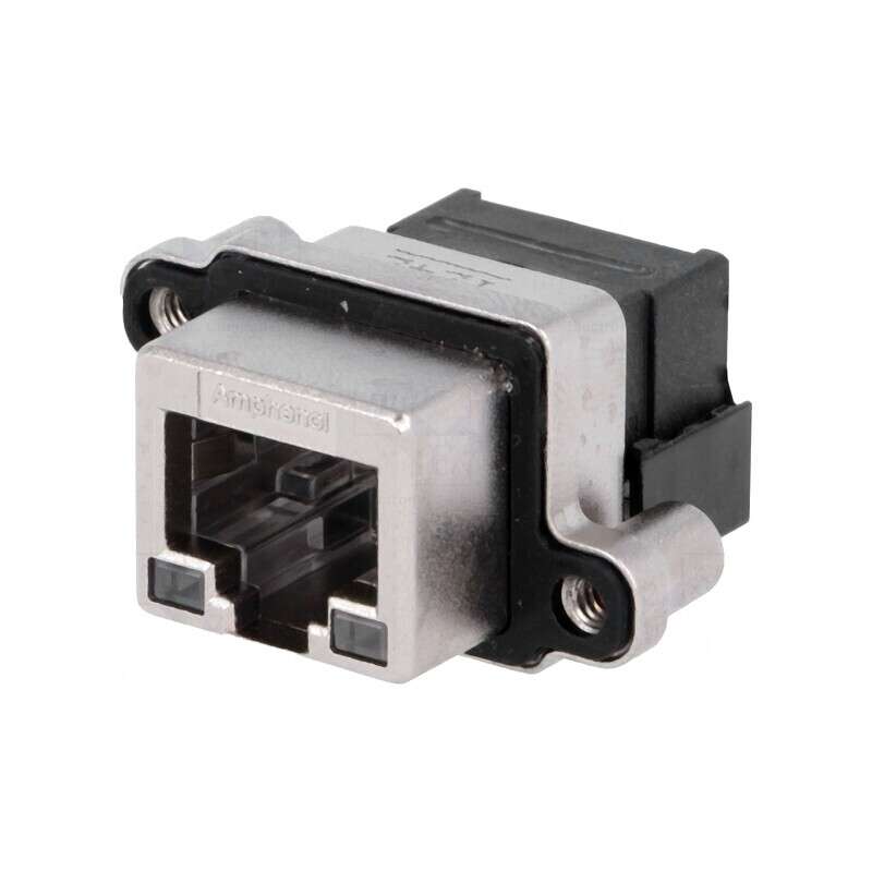 Soclu RJ45 cu LED IP67 pentru panou | Electronic-mag.ro | Componente Electronice