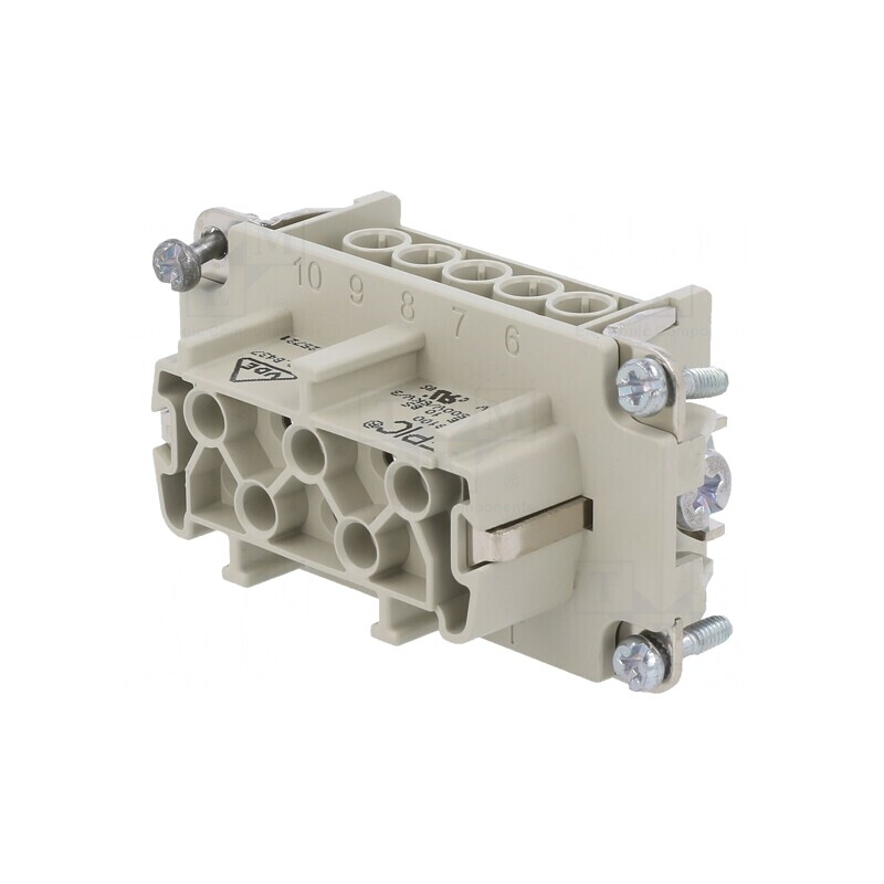 Conector EPIC H-BE 10 16A Inserturi Contact Mamă | Electronic-mag.ro | Componente Electronice