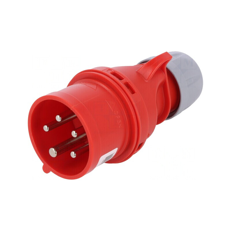 Conector Alimentare AC Trifazat Mufă Tată 16A 400V IP44 | Electronic-mag.ro | Componente Electronice