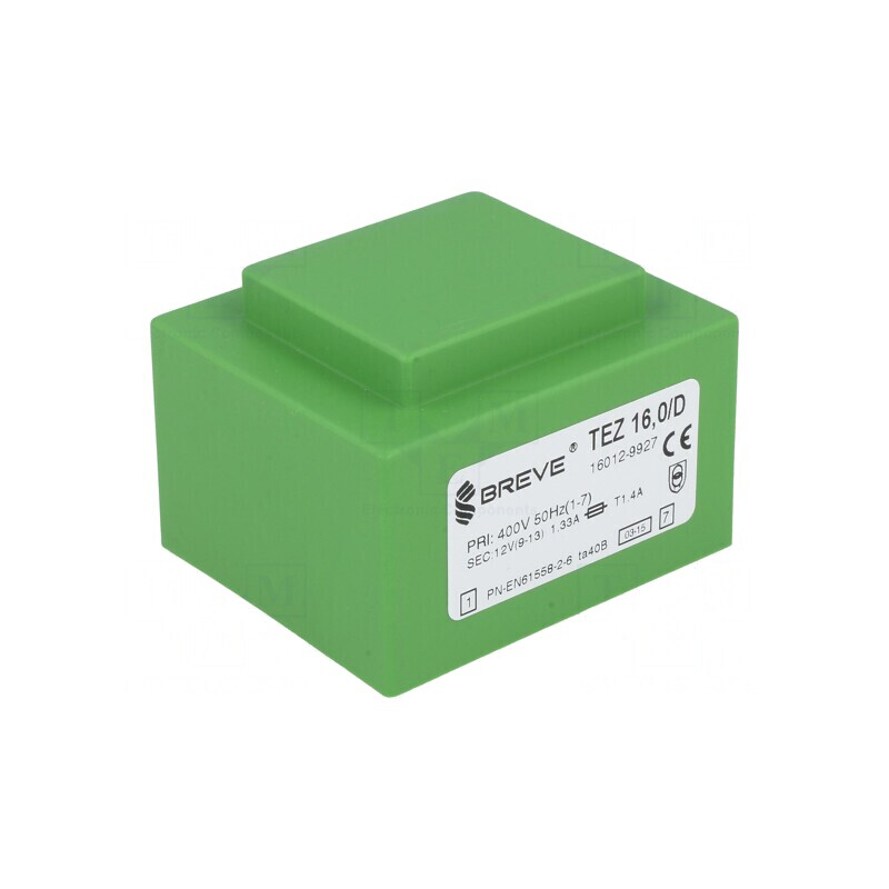 Transformator încapsulat 16VA 400VAC 12V PCB | Electronic-mag.ro | Componente Electronice