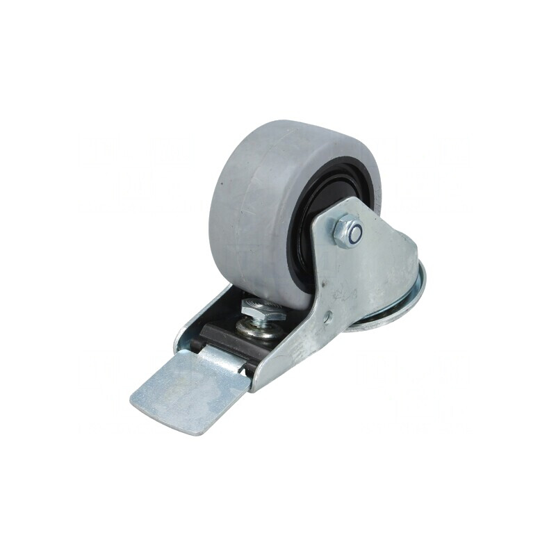 Roată de transport 80mm 150kg gumă POGES | Electronic-mag.ro | Componente Electronice
