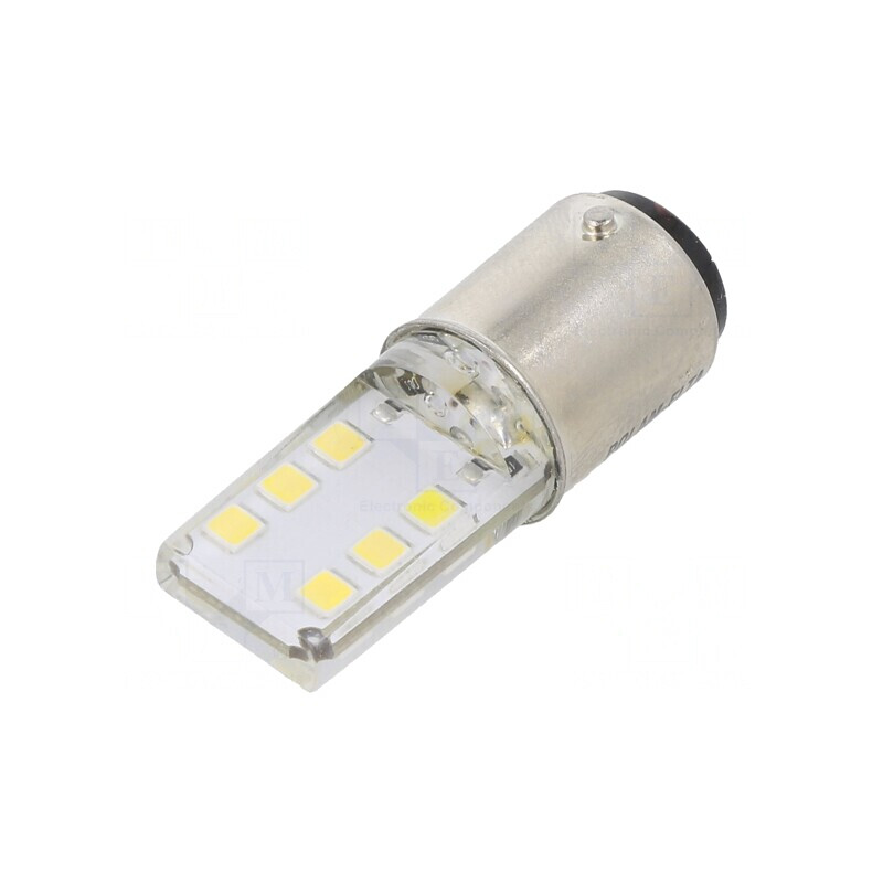 Lampă LED albă 24V BA15D | Electronic-mag.ro | Componente Electronice