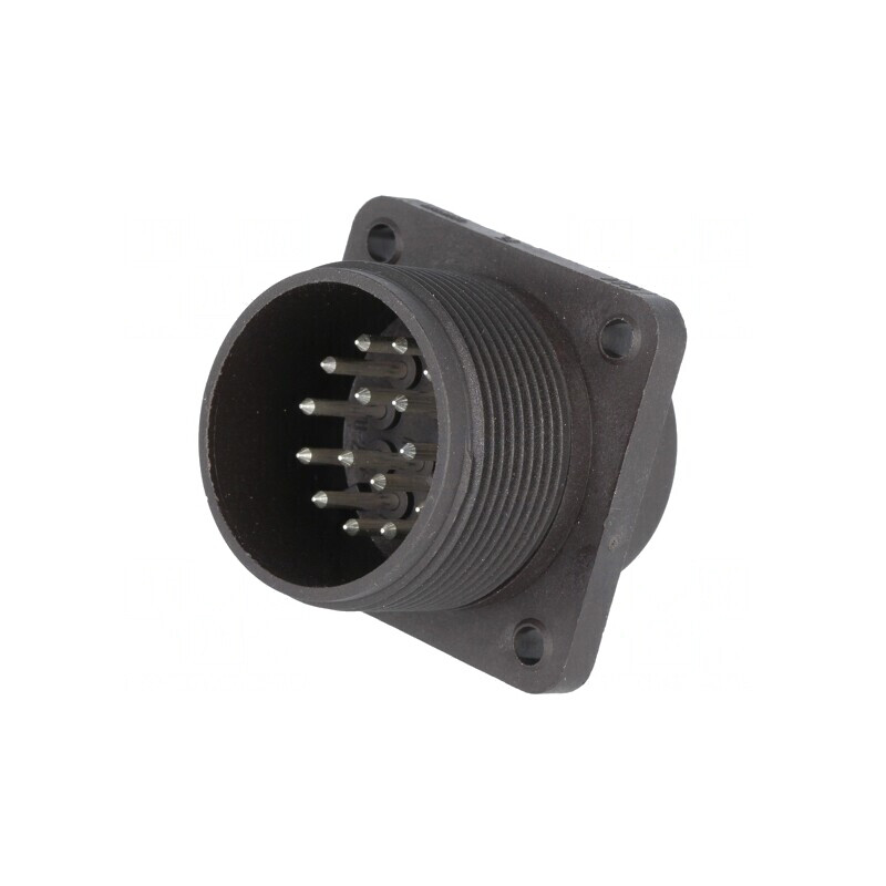 Conector Circular Soclu IP67 17 Pin Argintat Tată | Electronic-mag.ro | Componente Electronice