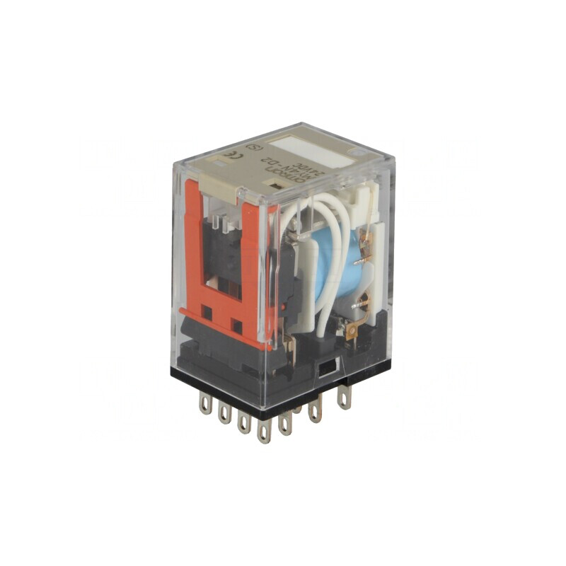Releu Electromagnetic 4PDT 24VDC 5A | Electronic-mag.ro | Componente Electronice