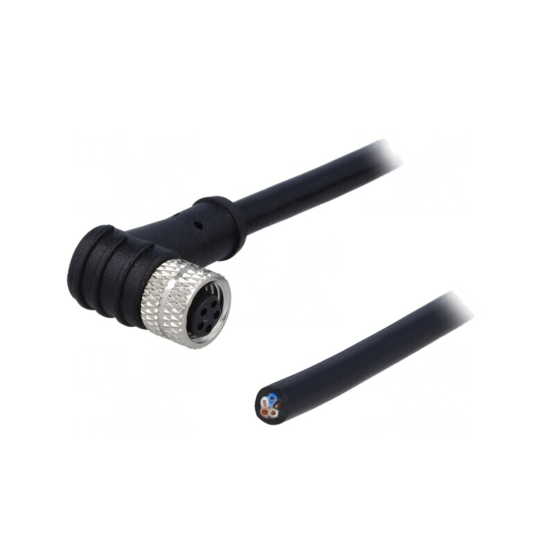 Conector M8 Mamă 5 PIN 90° Cu Cablu | Electronic-mag.ro | Componente Electronice Conector M8 Mamă 5 PIN 90° Cu Cablu | Electronic-mag.ro | Componente Electronice