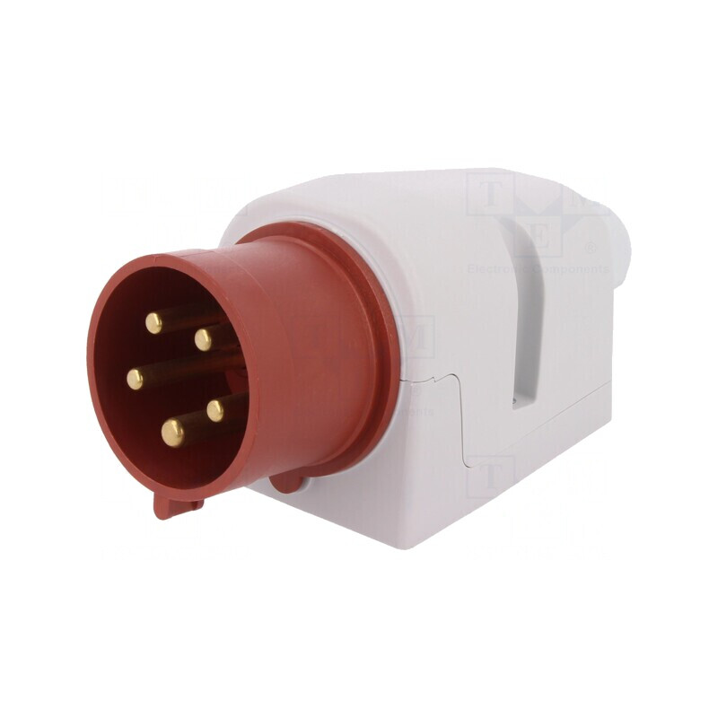 Conector alimentare AC trifazat 32A 400VAC IP44 Soclu Tată | Electronic-mag.ro | Componente Electronice