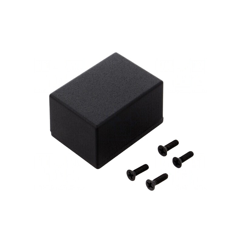 Carcasă Universală Aluminiu Neagră 38x52x31mm | Electronic-mag.ro | Componente Electronice