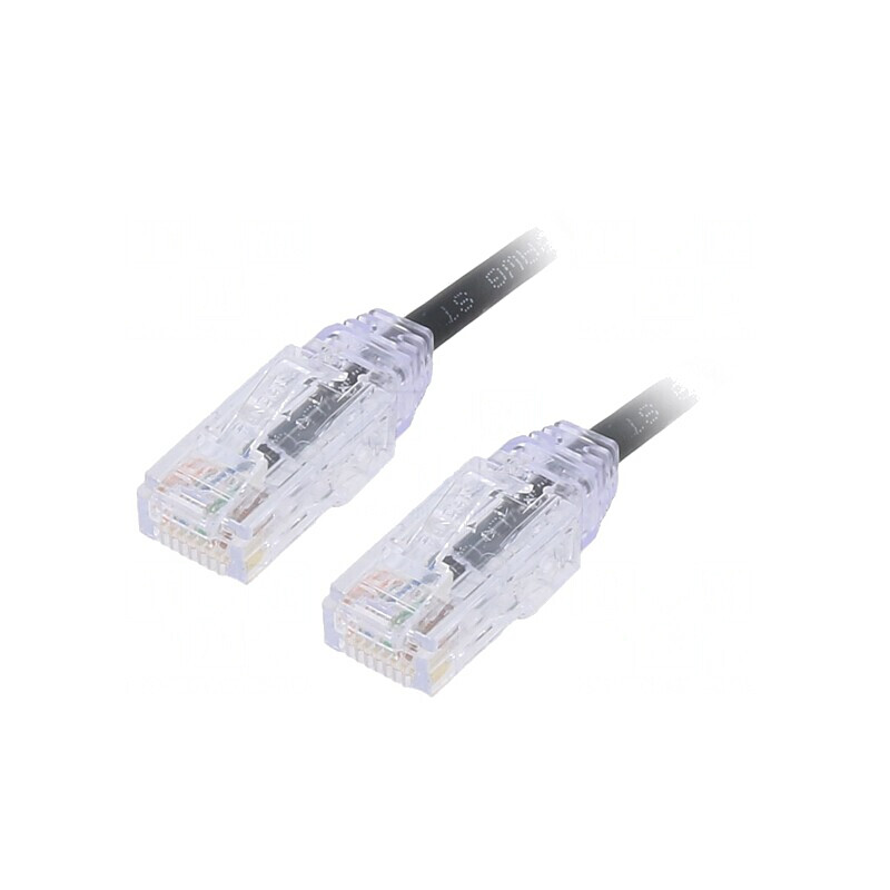 Patch Cord UTP Cat6 Negru 0.5m | Electronic-mag.ro | Componente Electronice