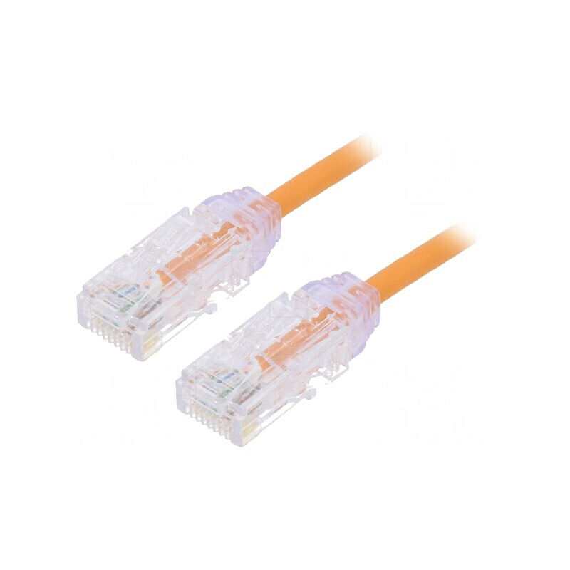 Patch Cord UTP Cat6 LSZH 0.5m Portocaliu | Electronic-mag.ro | Componente Electronice