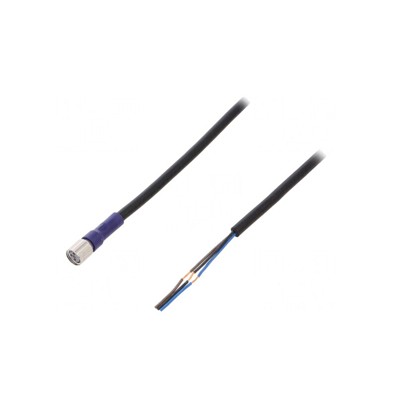Cablu de Conectare M8 3 PIN 2m PVC | Electronic-mag.ro | Componente Electronice