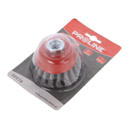 Cup Brush 80mm M14 Mount | Electronic-mag.ro | Componente Electronice