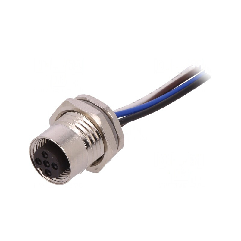 Soclu M12 4 PIN mamă IP67 pentru DeviceNet/CANopen | Electronic-mag.ro | Componente Electronice