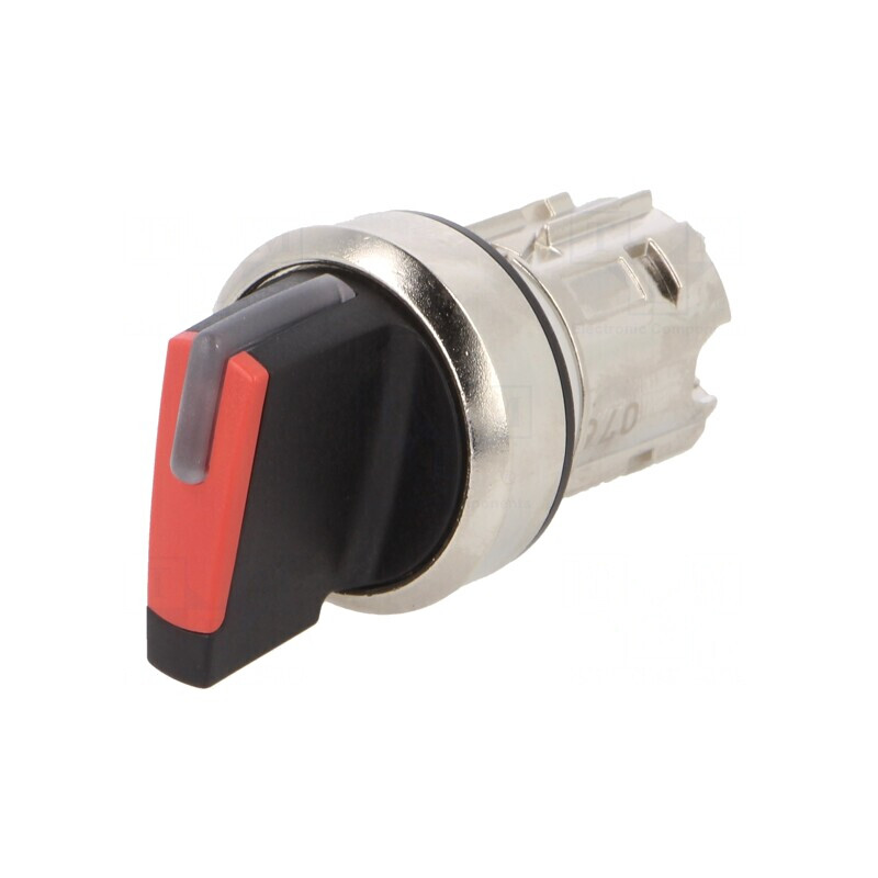 Comutator Rotativ 22mm Roșu IP67 | Electronic-mag.ro | Componente Electronice