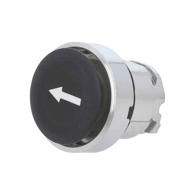 Comutator 22mm Apăsare Negru | Electronic-mag.ro | Componente Electronice