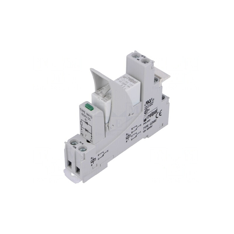 Releu Intermediar SPDT 12VDC 16A 250VAC | Electronic-mag.ro | Componente Electronice
