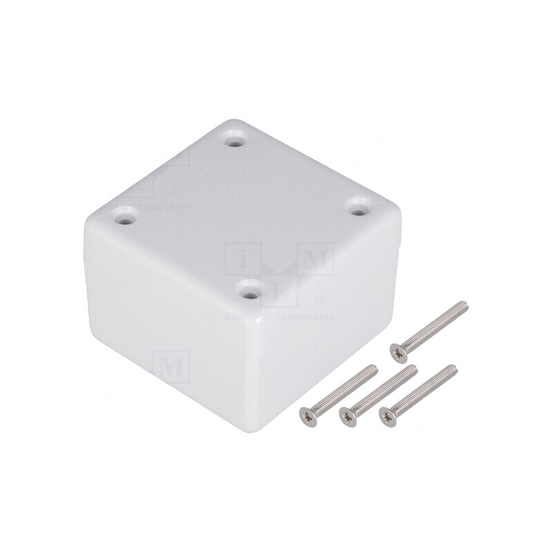 Carcasă universală ABS gri IP65 56x56x40mm | Electronic-mag.ro | Componente Electronice