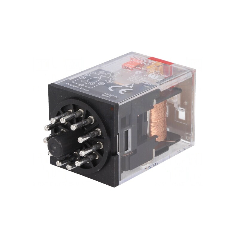 Releu Electromagnetic 3PDT 24VAC 10A | Electronic-mag.ro | Componente Electronice